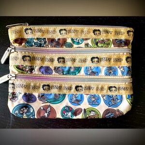Betty Boop bag with closures